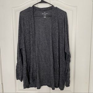 Heather Gray cardigan American eagle